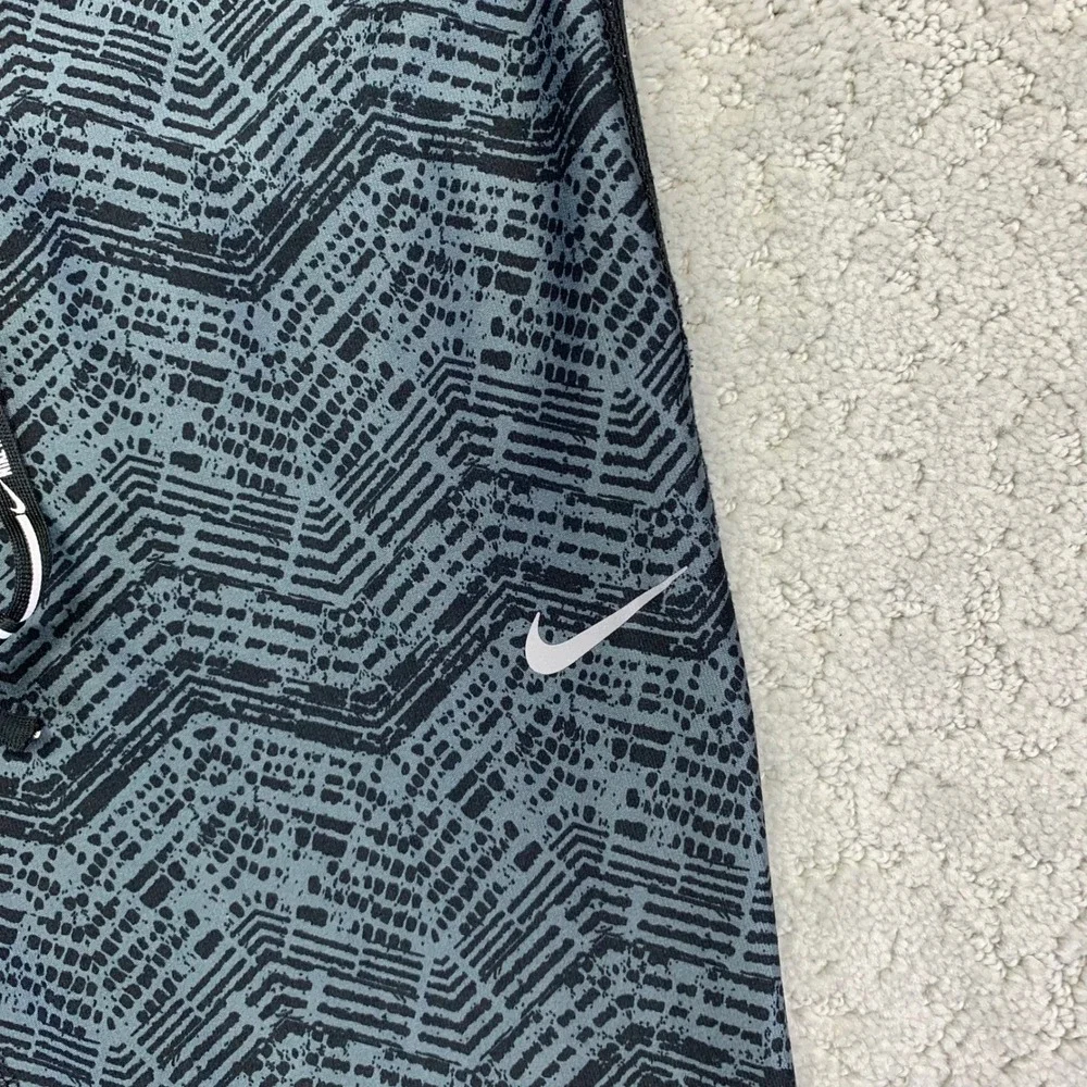 Nike Dri Fit Running Crop Leggings Womens Medium Geometric‎ Athletic Pants